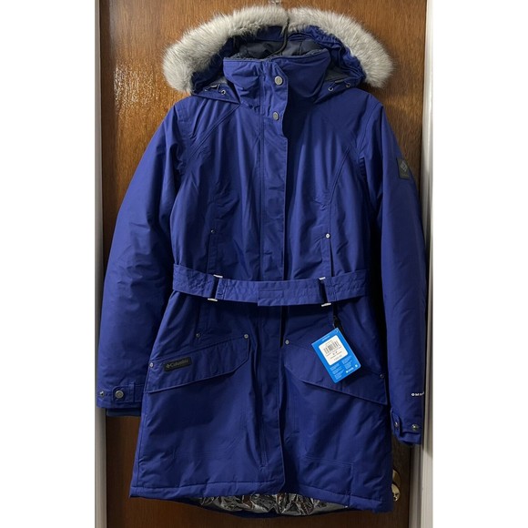 Columbia Icelandite TurboDown Jacket Dark Sapphire XL4717-432 Women Sz S NWT - Picture 1 of 16